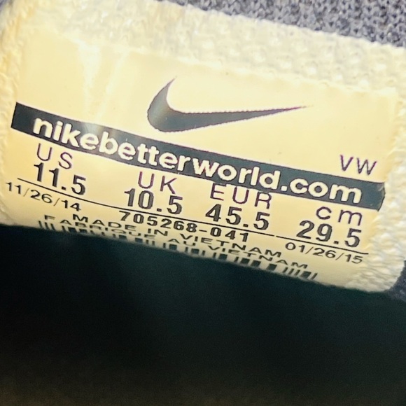 NikeSB Men’s Skateboard Sneaker Size 11.5 Wolf Gray/NavySwoosh GREAT CONDITION! - Picture 7 of 7